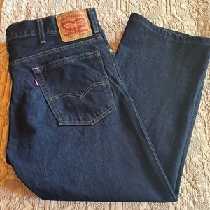 Levi's Men's Dark Indigo Straight Jeans